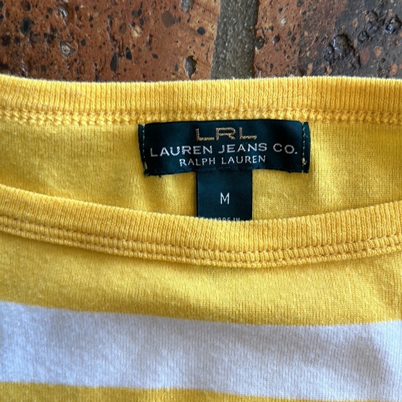 Lauren Ralph Lauren Stripped 3/4 sleeve blouse sz M - Picture 5 of 10